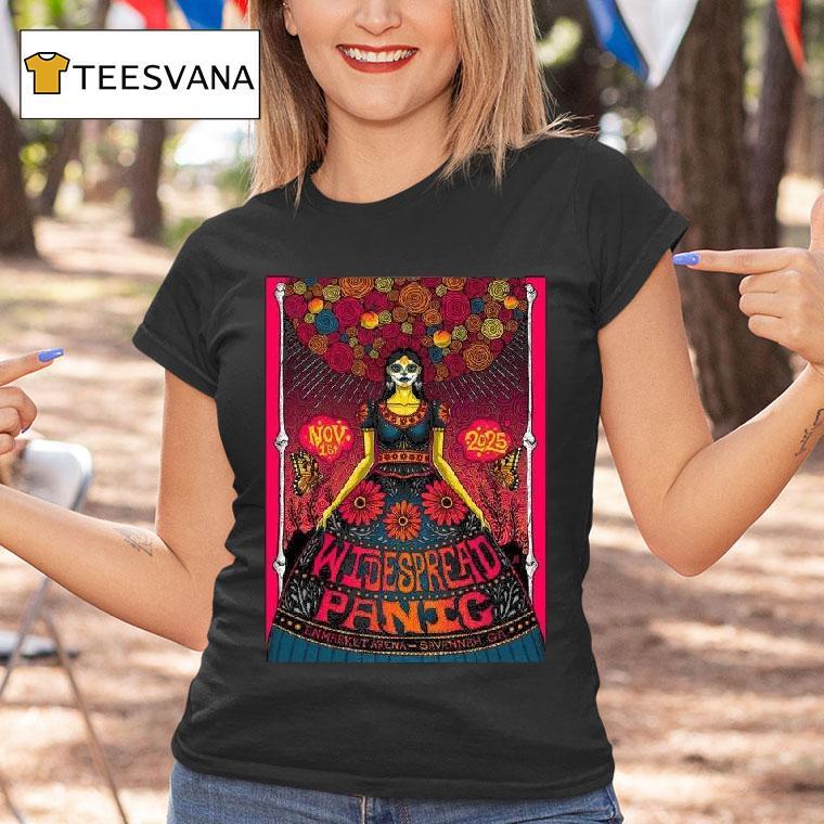 Widespread Panic Savannah Georgia Night Event At Enmarket Arena On November T Shirt Widespread Panic Savannah Georgia Night Event At Enmarket Arena On November T Shirt