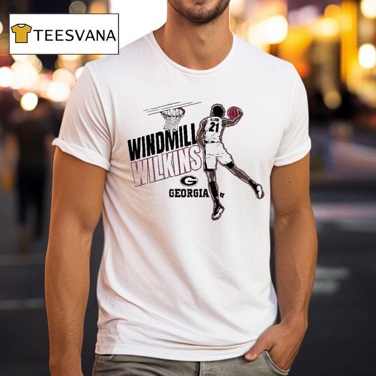 Windmill Jake Wilkins Georgia Bulldogs T Shirt Windmill Jake Wilkins Georgia Bulldogs T Shirt