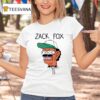 Zack Fox Head Bug Eyed Logo T Shirt