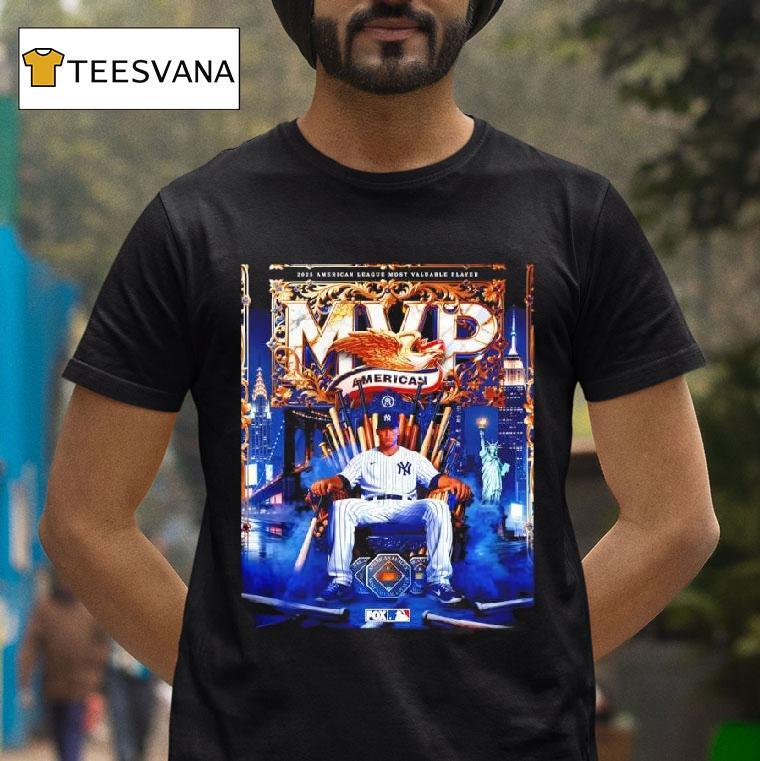 Aaron Judgeaaron Judge Mvp Award National League Nl Most Valuable Player Winning T Shirt Aaron Judgeaaron Judge Mvp Award National League Nl Most Valuable Player Winning T Shirt