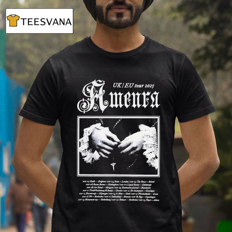 Amenra Uk Eu Tour Hands T Shirt Amenra Uk Eu Tour Hands T Shirt