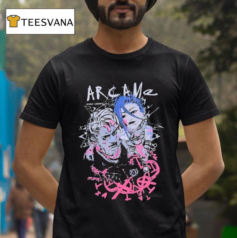 Arcane Jinx And Ekko T Shirt Arcane Jinx And Ekko T Shirt