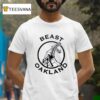 Beast Oakland T Rex Wood T Shirt