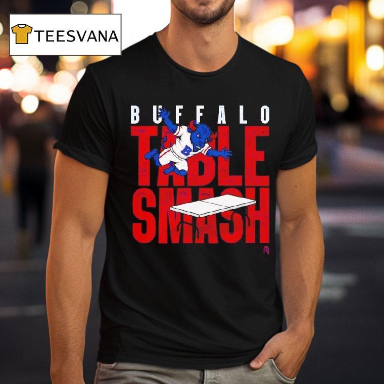 Bills Mafia Table Smash T Shirt Bills Mafia Table Smash T Shirt