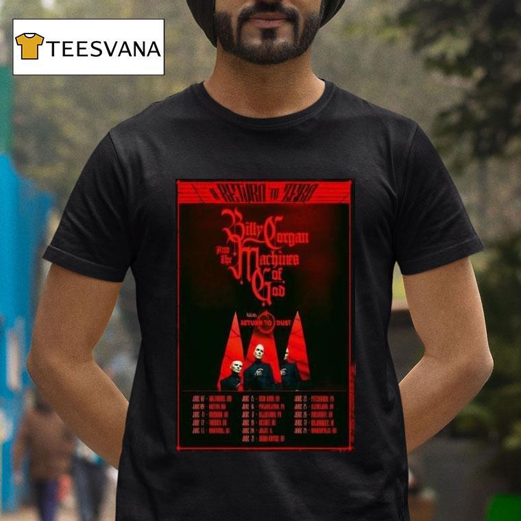 Billy Corgan And The Machines Of Glass June Tour T Shirt Billy Corgan And The Machines Of Glass June Tour T Shirt