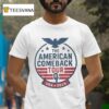 Charlie Kirk The American Comeback Tour Usa T Shirt