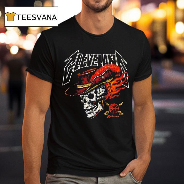 Cleveland Cavaliers Basketball Skull Dead T Shirt Cleveland Cavaliers Basketball Skull Dead T Shirt