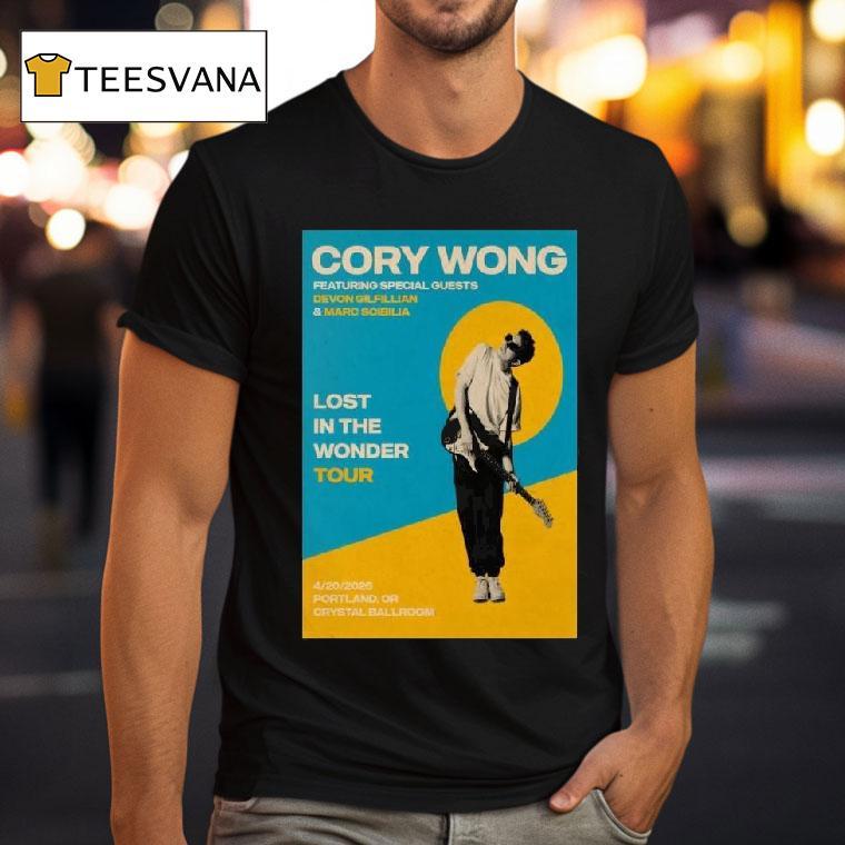 Cory Wong The Crystal Ballroom In Portland Or Apr T Shirt Cory Wong The Crystal Ballroom In Portland Or Apr T Shirt