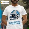 Detroit Lions Anti Social Social Club X Nfl Helme T Shirt