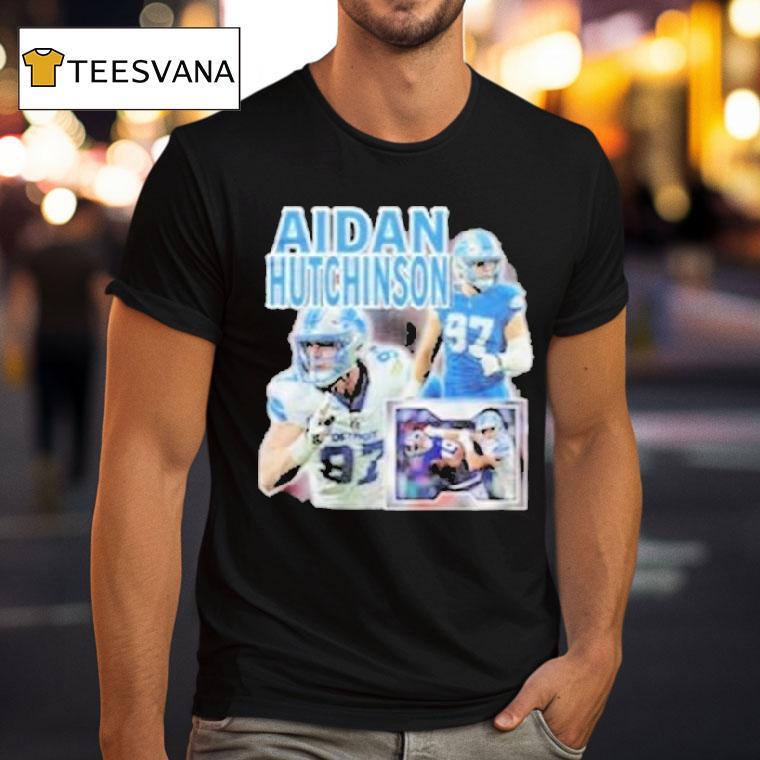 Detroit Lions Tyleik Williams Aidan Hutchinson T Shirt Detroit Lions Tyleik Williams Aidan Hutchinson T Shirt