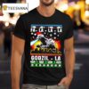 Fa La La La Godzilla Christmas Vintage T Shirt