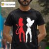 Gemini Horoscope Red Devil White Angel T Shirt