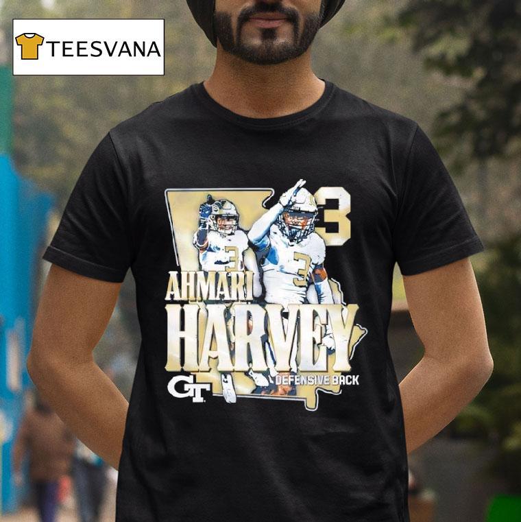 Georgia Tech Football Student Athlete State Ahmari Harvey T Shirt Georgia Tech Football Student Athlete State Ahmari Harvey T Shirt