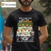 Green Bay Packers Yes I Am Old But I Saw Super Bowl Xlv Signatures Thank You For The Memories T Shirt