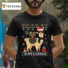 Happy Llamakah Ugly Christmas Penguin Hanukkah T Shirt