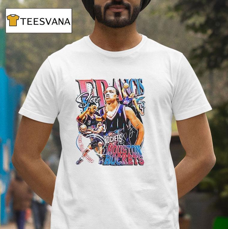 Houston Rockets Francis Stve The Franchise Signature T Shirt Houston Rockets Francis Stve The Franchise Signature T Shirt