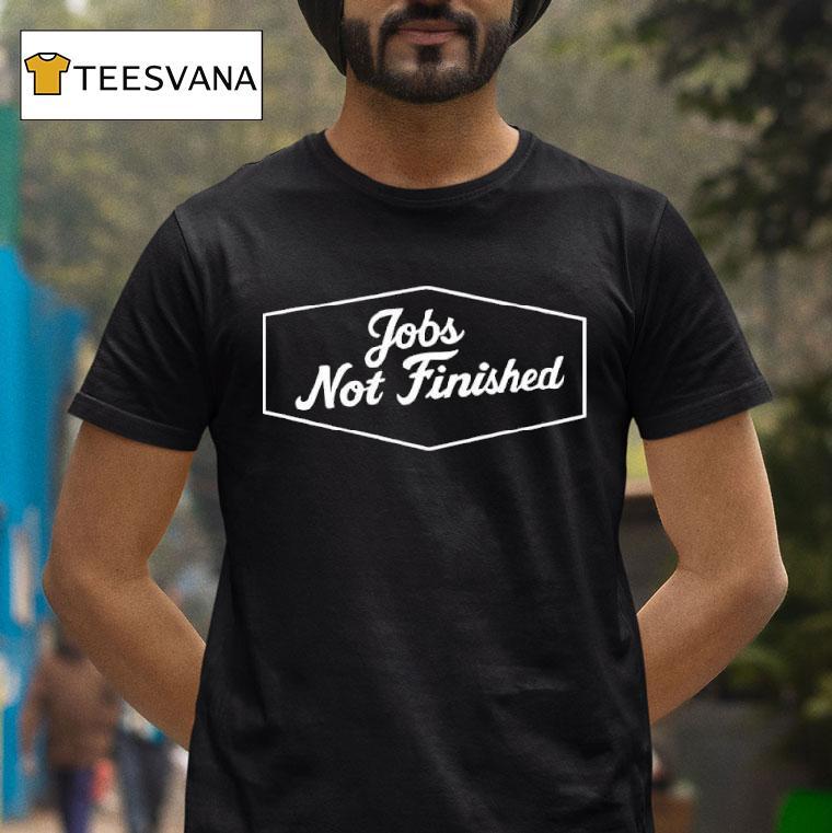 Jobs Not Finished Royal Graphic T Shirt Jobs Not Finished Royal Graphic T Shirt