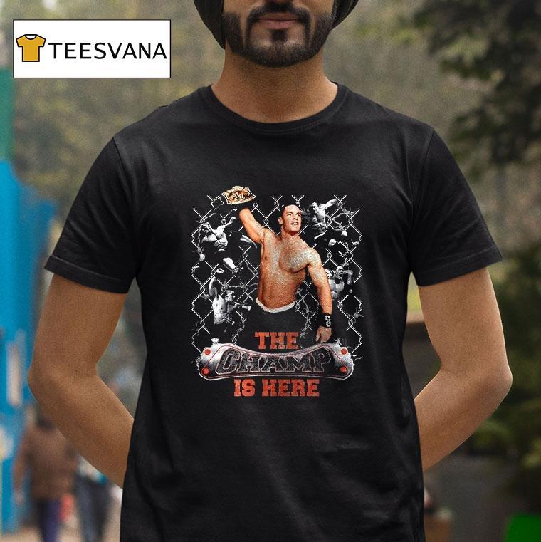 John Cena The Champ Is Here Graphic T Shirt John Cena The Champ Is Here Graphic T Shirt