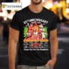 Kansas City Chiefs Th Anniversary To Signatures Christmas Trees And Snowflakes T Shirt