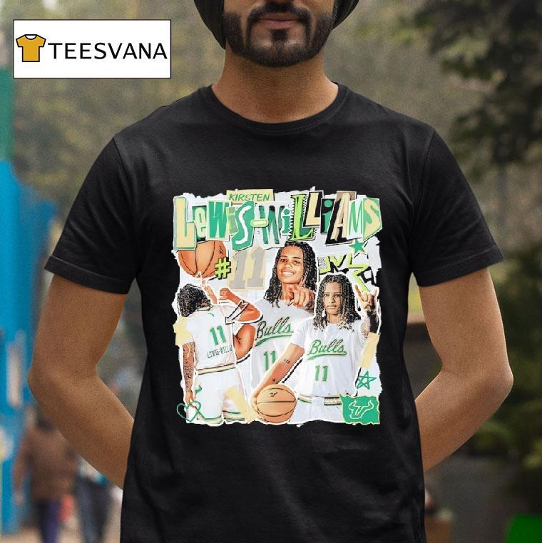 Kirsten Lewis Williams Usf Ncaa South Florida Bulls Women S Basketball T Shirt Kirsten Lewis Williams Usf Ncaa South Florida Bulls Women S Basketball T Shirt