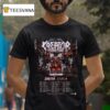 Kreator Krushers Of The World Uk And Europe Tour Schedule Dates T Shirt