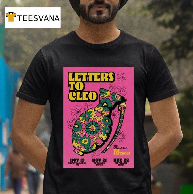 Letters To Cleo November Bowery Ballroom In New York Ny T Shirt Letters To Cleo November Bowery Ballroom In New York Ny T Shirt