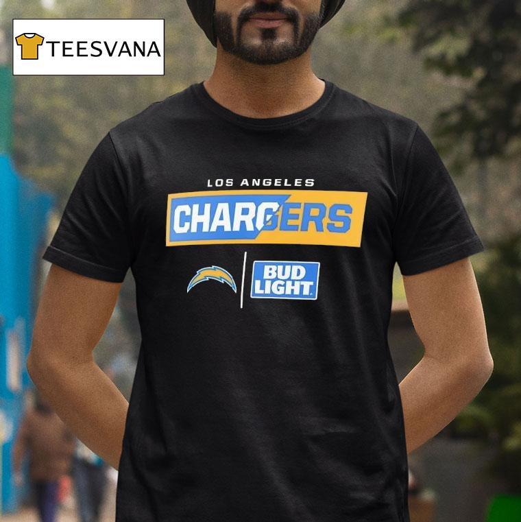 Los Angeles Chargers Nfl X Bud Ligh T Shirt Los Angeles Chargers Nfl X Bud Ligh T Shirt