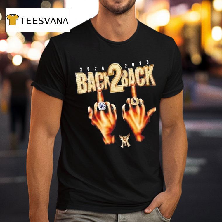 Los Angeles Dodgers Back Back Ring Hand T Shirt Los Angeles Dodgers Back Back Ring Hand T Shirt