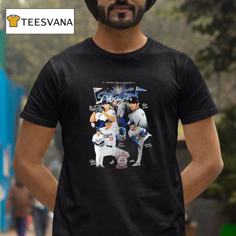 Los Angeles Dodgers National League Champions Legends Graphic Signature T Shirt Los Angeles Dodgers National League Champions Legends Graphic Signature T Shirt