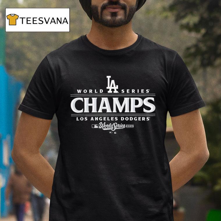Los Angeles Dodgers World Series Champions Primary Play Champs T Shirt Los Angeles Dodgers World Series Champions Primary Play Champs T Shirt