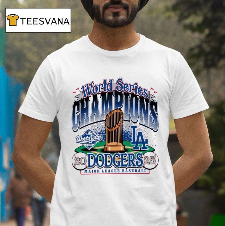 Los Angeles Dodgers Major League Baseball World Series Champions T Shirt Los Angeles Dodgers Major League Baseball World Series Champions T Shirt