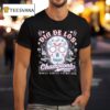 Los Angeles Dodgers Skull Dia De Los World Series Champions T Shirt