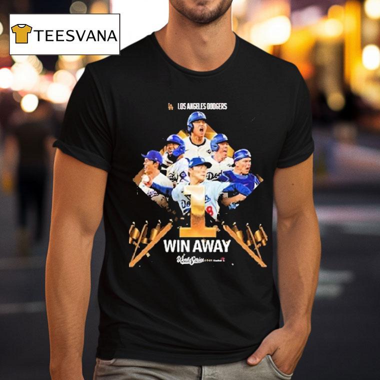 Los Angeles Dodgers Win Away World Series Champions T Shirt Los Angeles Dodgers Win Away World Series Champions T Shirt