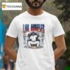 Los Angeles Dodgers World Series Champions Team Skeleton Graphic Ar T Shirt