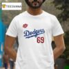Los Angeles Dodgers X Sabrina Carpenter Name And Number Signature T Shirt