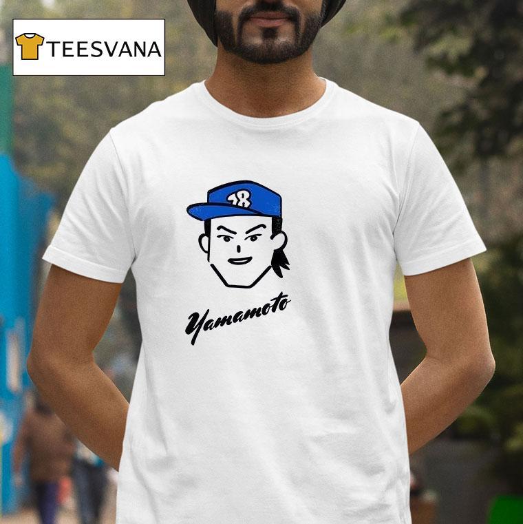 Los Angeles Dodgers Yoshinobu Yamamoto Pose Ar T Shirt Los Angeles Dodgers Yoshinobu Yamamoto Pose Ar T Shirt