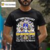 Los Angeles Rams Th Anniversary Signatures Team Legends T Shirt