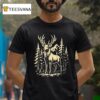 Majestic Red Deer Stag Hart Buck Rustic Wilderness T Shirt