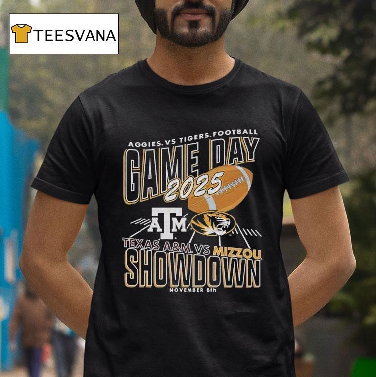 Missouri Tigers Vs Texas Am Aggies Game Day Showdown November Th T Shirt Missouri Tigers Vs Texas Am Aggies Game Day Showdown November Th T Shirt