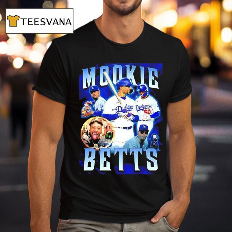 Mookie Betts La Player Graphic T Shirt Mookie Betts La Player Graphic T Shirt