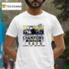 Navy Midshipmen Cic Trophy Champions Skull Logo T Shirt