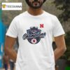 Nebraska Cornhuskers Bad Boy Mowers Pinstripe Bowl Logo T Shirt