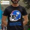 New York Giants Anti Social Social Club Helme T Shirt