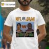 Nfl Jam Jayden Daniels And Deebo Samuel Washington Commanders Football T Shirt