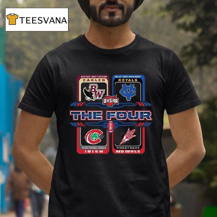 Ohsaa Div Iii Football Semifinals The Four Logo T Shirt Ohsaa Div Iii Football Semifinals The Four Logo T Shirt