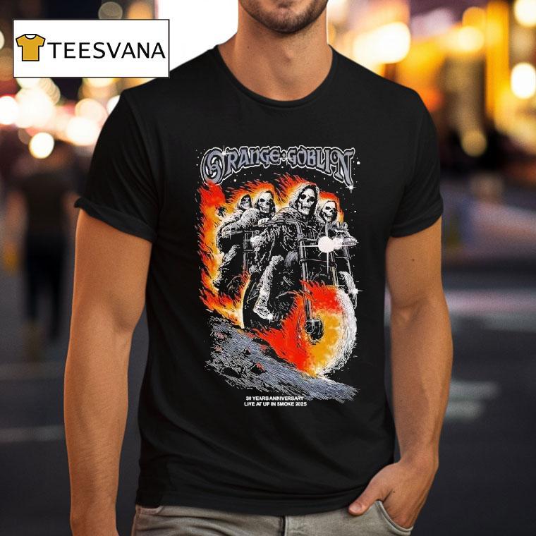 Orange Goblin Live At Up In Smoke Shows On Oct T Shirt Orange Goblin Live At Up In Smoke Shows On Oct T Shirt