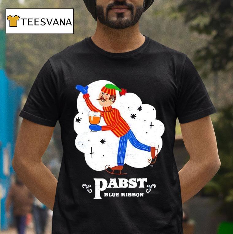 Pabst Blue Ribbon Vintage Holiday T Shirt Pabst Blue Ribbon Vintage Holiday T Shirt