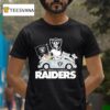 Peanuts X Las Vegas Raiders Welcome To The Pound Driving Car T Shirt