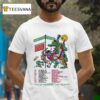 Pigeons Playing Ping Pong Tour Co Headline With Lotus Dates T Shirt
