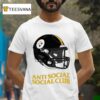 Pittsburgh Slers Anti Social Social Club X Nfl Helme T Shirt